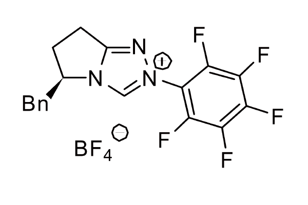 1072808-07-1 | (5R)-6,7-dihydro-2-(2,3,4,5,6-pentafluorophenyl)-5-(phenylmethyl)-5H-Pyrrolo[2,1-c]-1,2,4-triazolium tetrafluoroborate