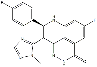 1207456-01-6
 | (8S,9R)-5-Fluoro-8-(4-fluorophenyl)-2,7,8,9-tetrahydro-9-(1-Methyl-1H-1,2,4-triazol-5-yl)-3H-pyrido[4,3,2-de]phthalazine-3-one
