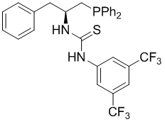 1223441-20-0 | N-[3,5-bis(trifluoromethyl)phenyl]-N'-
[(1S)-1-[(diphenylphosphino)methyl]-2-
phenylethyl]-Thiourea