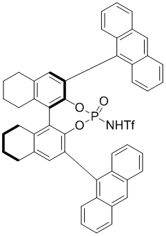 1227374-65-3   | N-[(11bR)-2,6-di-9-anthracenyl-8,9,10,11,12,13,14,15-octahydro-8-oxidodinaphtho[2,1-d:1',2'-f][1,3,2]dioxaphosphepin-4-yl]-1,1,1-trifluoro-Methanesulfonamide