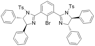 1242077-52-6 | (4S,4'S,5S,5'S)-2,2'-(2-bromo-1,3-
phenylene)bis[4,5-dihydro-1-[(4-
methylphenyl)sulfonyl]-4,5-diphenyl-1H-Imidazole