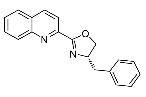 1252576-14-9 | 2-[(4S)-4,5-dihydro-4-(phenylmethyl)-
2-oxazolyl]-Quinoline