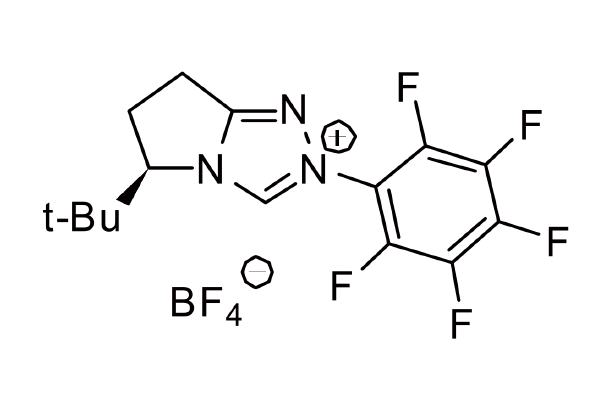 1355451-64-7  | (5R)-5-(1,1-dimethylethyl)-6,7-dihydro-2-(2,3,4,5,6-pentafluorophenyl)-5H-Pyrrolo[2,1-c]-1,2,4-triazolium tetrafluoroborate