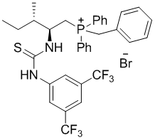 1443529-60-9 | benzyl((2S,3S)-2-(3-(3,5-bis(trifluoromethyl)phenyl)thioureido)-3-methylpentyl)diphenylphosphonium bromide