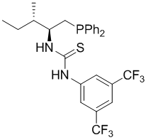 1443529-65-4 | N-[3,5-bis(trifluoromethyl)phenyl]-N'-
[(1S,2S)-1-[(diphenylphosphino)methyl]-2-
methylbutyl]-Thiourea