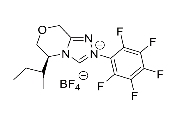 1449522-21-7   | (5S)-5,6-dihydro-5-(1-methylpropyl)-2-(2,3,4,5,6-pentafluorophenyl)-8H-1,2,4-Triazolo[3,4-c][1,4]oxazinium tetrafluoroborate