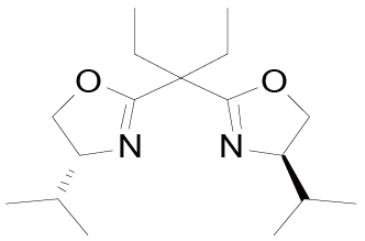 160191-65-1 | (4S,4'S)-2,2'-(1-ethylpropylidene)bis[4,5-
dihydro-4-(1-methylethyl)-Oxazole