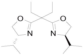 160191-65-1 | (4S,4'S)-2,2'-(1-ethylpropylidene)bis[4,5-
dihydro-4-(1-methylethyl)-Oxazole