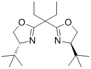 160191-66-2   | (4S,4'S)-2,2'-(1-ethylpropylidene)bis[4-(1,1-
dimethylethyl)-4,5-dihydro-Oxazole