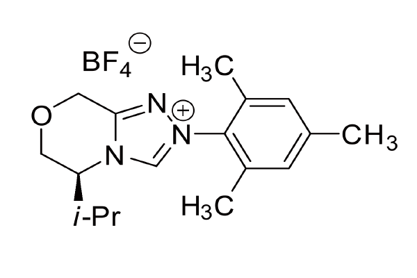 1631733-83-9  | (5S)-5,6-dihydro-5-(1-methylethyl)-2-(2,4,6-trimethylphenyl)-8H-1,2,4-Triazolo[3,4-c][1,4]oxazinium tetrafluoroborate