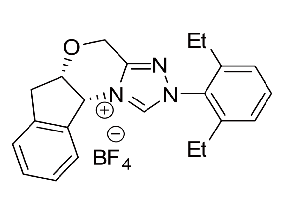 1787246-78-9 | (5aS,10bR)-2-(2,6-Diethylphenyl)-5a,10b-dihydro-4H,6Hindeno[ 2,1-b][1,2,4]
triazolo[4,3-d][1,4]oxazinium Tetrafluoroborate