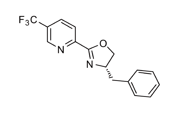 1803416-29-6 | 2-[(4S)-4,5-dihydro-4-(phenylmethyl)-
2-oxazolyl]-5-(trifluoromethyl)-Pyridine
