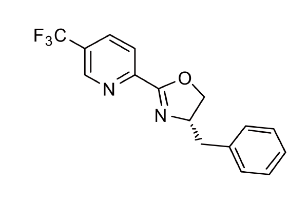 1803416-29-6 | 2-[(4S)-4,5-dihydro-4-(phenylmethyl)-
2-oxazolyl]-5-(trifluoromethyl)-Pyridine