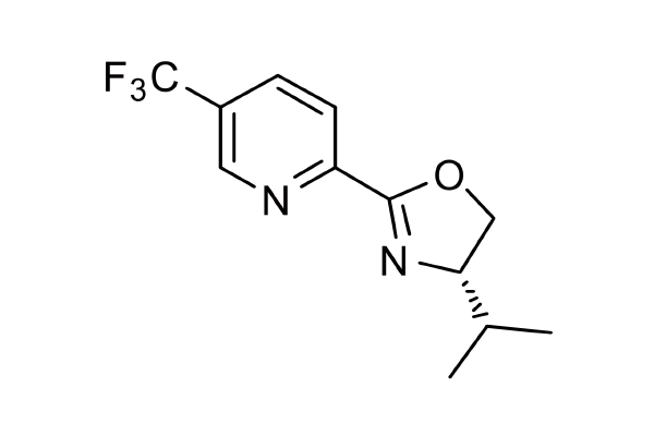 1803416-30-9 | 2-[(4S)-4,5-dihydro-4-(1-methylethyl)-
2-oxazolyl]-5-(trifluoromethyl)-Pyridine