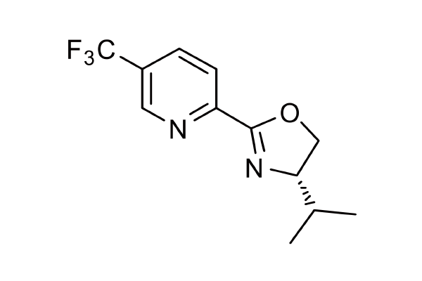 1803416-30-9 | 2-[(4S)-4,5-dihydro-4-(1-methylethyl)-
2-oxazolyl]-5-(trifluoromethyl)-Pyridine