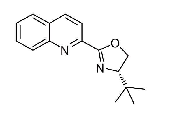 226387-12-8 | 2-[(4S)-4-(1,1-dimethylethyl)-4,5-
dihydro-2-oxazolyl]-Quinoline