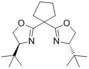 298693-03-5 | (4S,4'S)-2,2'-Cyclopentylidenebis[4-tert-butyl-4,5-dihydr
ooxazole]