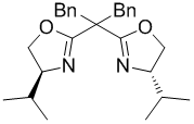 444575-98-8 | (4S,4'S)-2,2'-[2-phenyl-1-
(phenylmethyl)ethylidene]bis[4-(1-methylethyl)-
4,5-dihydro-Oxazole