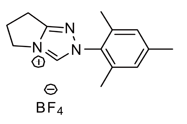 862893-80-9  | 6,7-dihydro-2-(2,4,6-trimethylphenyl)-5HPyrrolo[2,1-c]-1,2,4-triazolium tetrafluoroborate