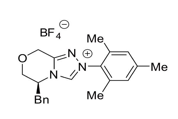 950842-73-6  | (5S)-5,6-dihydro-5-(phenylmethyl)-2-(2,4,6-trimethylphenyl)-8H-1,2,4-Triazolo[3,4-c][1,4]oxazinium tetrafluoroborat