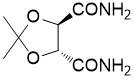 97747-55-2 | 
(4R,5R)- 2,2-dimethyl-1,3-Dioxolane-4,5-dicarboxamide